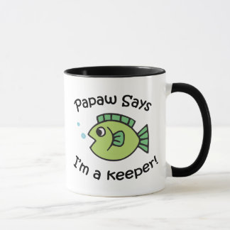 Mug La papaye indique que je suis un gardien