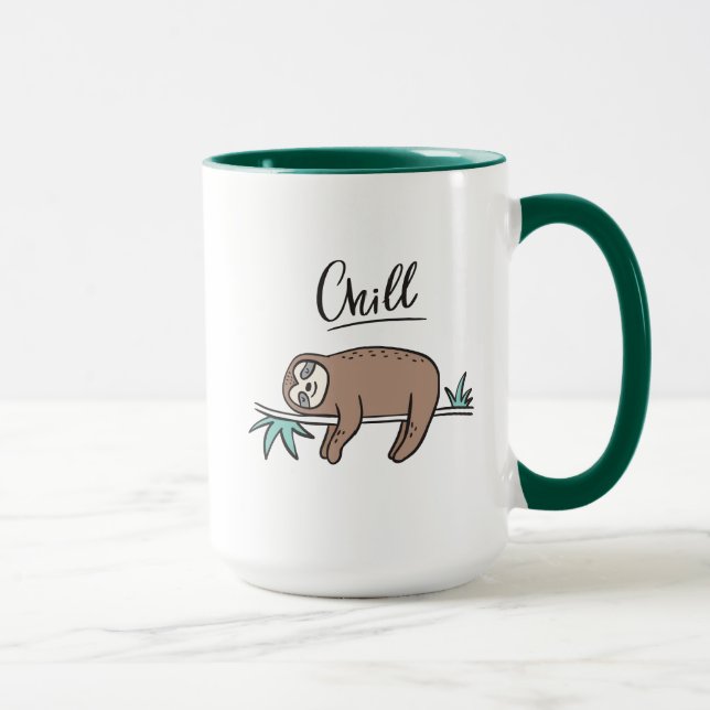 Mug La paresse indique le froid (Droite)