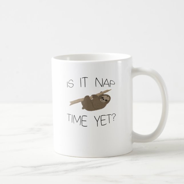 Mug La Paresse mignonne est lui temps de petit somme (Droite)