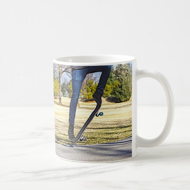 Mug La pâte à café peinte Ollie (Droite)