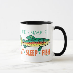 Mug La pêche amusante qui dit