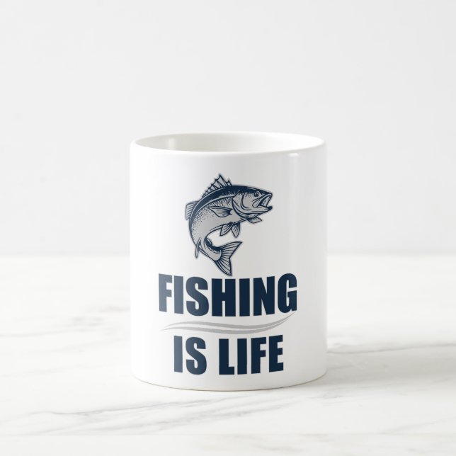 Mug La pêche, c'est la vie (Centre)