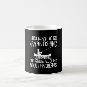 Mug La pêche de kayak ignorent tous les problèmes