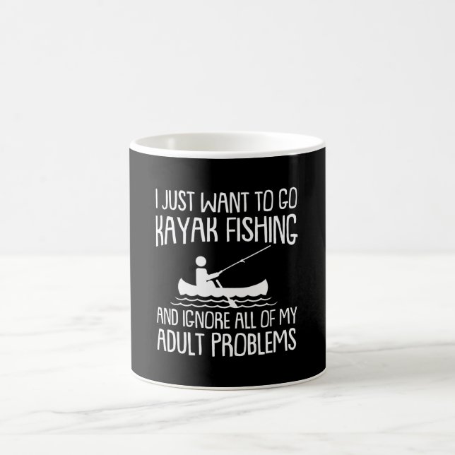 Mug La pêche de kayak ignorent tous les problèmes (Centre)