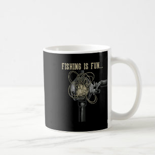 Mug La pêche est amusante Nid d'oiseau