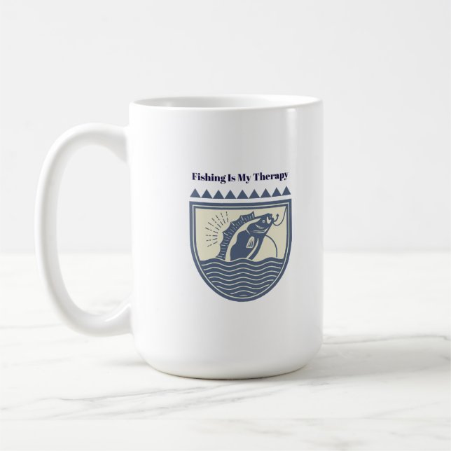 Mug La pêche est ma thérapie (Gauche)