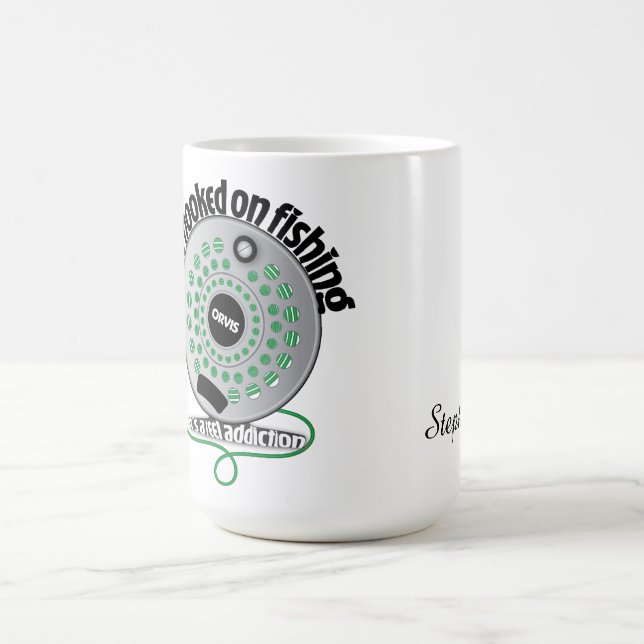 Mug La pêche est ma véritable dépendance (Centre)
