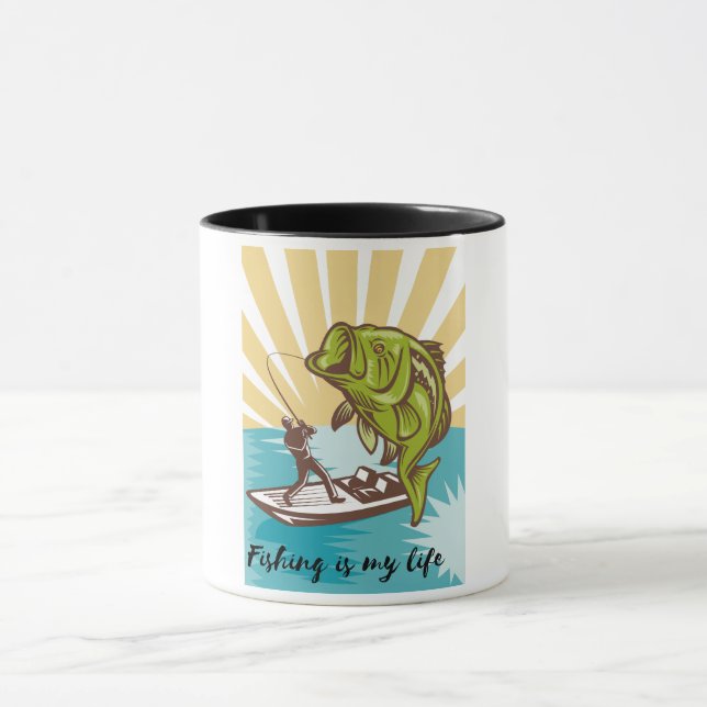 Mug la pêche est ma vie (Centre)