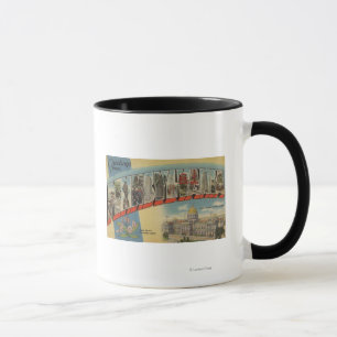 Mug La Pennsylvanie (capitale de l'État/fleur) 2