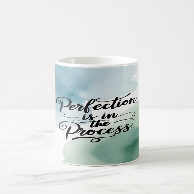 Mug La perfection est dans le processus, option 2 (Centre)