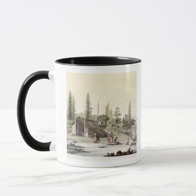 Mug La Perouse au port Francesci (gravure de couleur) (Gauche)