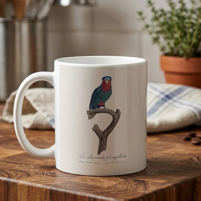 Mug La Perruche fringillaire (Blue-Crowned Lorikeet, Vini Australis. Coffee Mug)