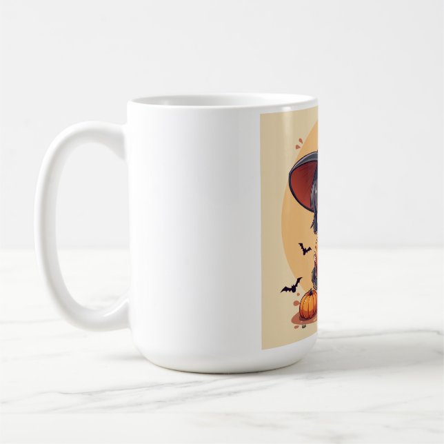 Mug La petite sorcière d'Halloween (Gauche)