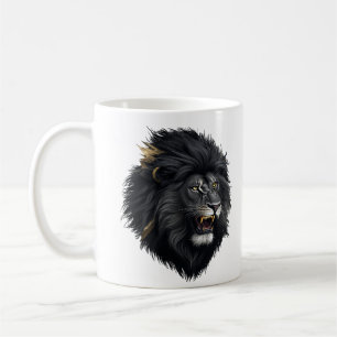Mug La peur, le lion noir