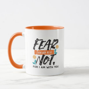 Mug La Peur Pas Isaïe Bible Verse Conception Inspirant