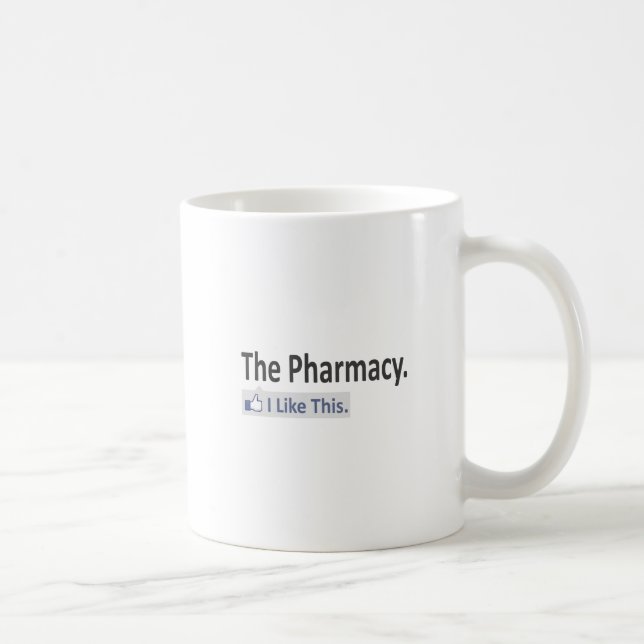 Mug La Pharmacie... J'Aime Ça (Droite)
