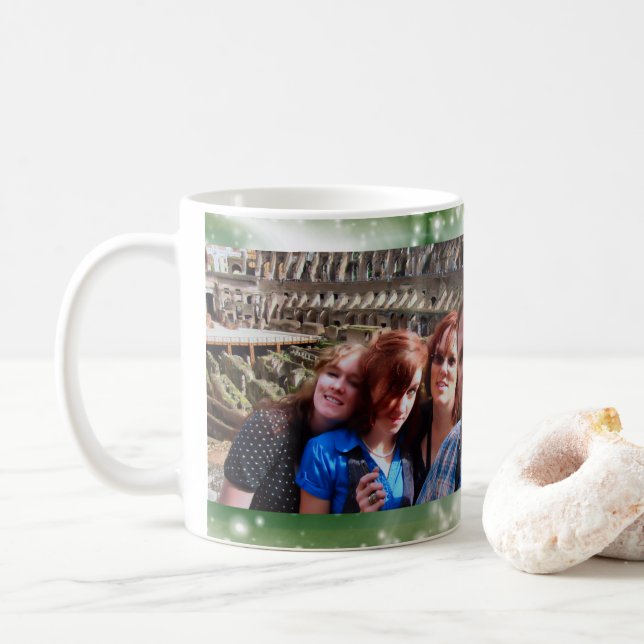 Mug La photo | de 2 coutumes créent votre propre café (Avec donut)