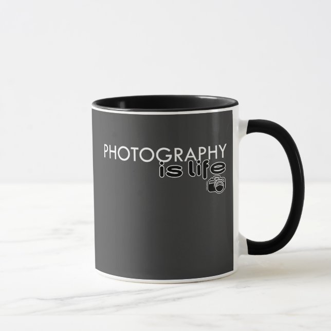 Mug La photographie est la vie (Droite)