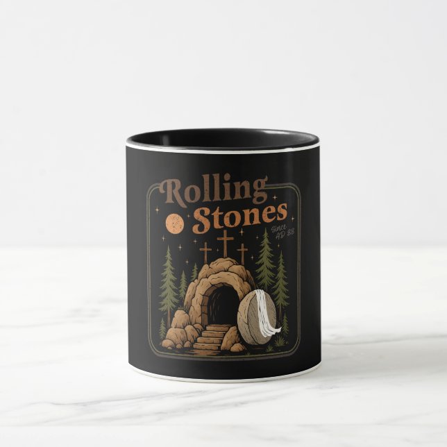 Mug La Pierre A Été Roulée Il Est Vivant Pâques (Centre)
