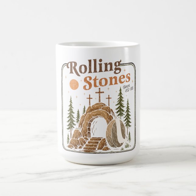 Mug La Pierre A Été Roulée Il Est Vivant Pâques (Centre)