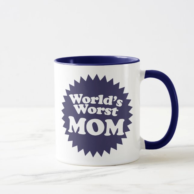 Mug La pire maman du monde (Droite)