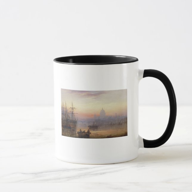 Mug La piscine de Londres au crépuscule, 1876 (Droite)