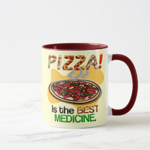 Mug La pizza est la meilleure médecine