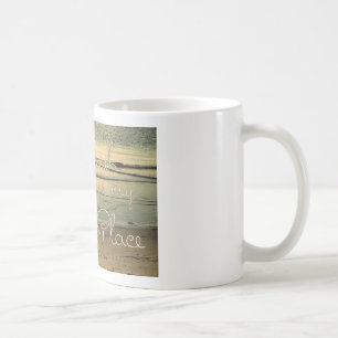 Mug La plage est mon endroit heureux