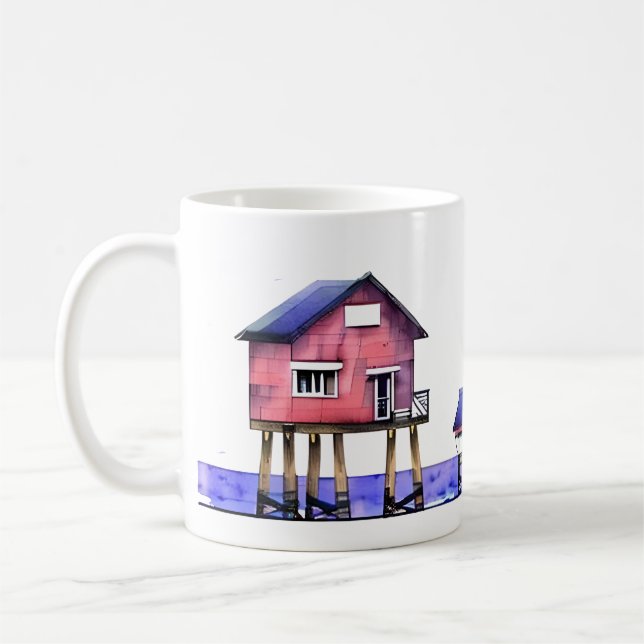 Mug La plage est mon endroit heureux (Gauche)