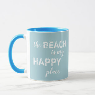 Mug La plage est mon joyeux plat de boissons au café M