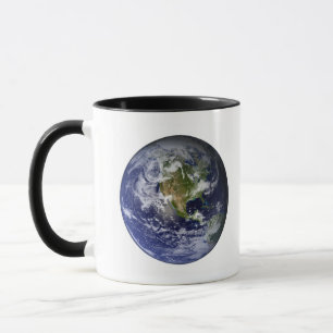 Mug La pleine terre montrant l'Amérique du Nord
