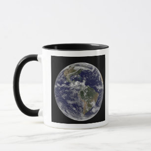 Mug La pleine terre montrant l'Amérique du Nord et de
