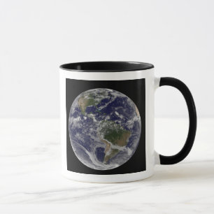Mug La pleine terre montrant l'Amérique du Nord et de