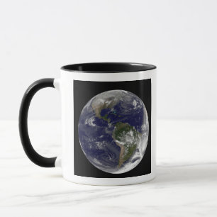 Mug La pleine terre montrant l'Amérique du Nord et de