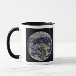 Mug La pleine terre montrant l'Amérique du Nord et de