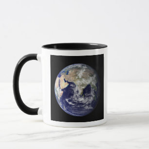 Mug La pleine terre montrant l'Europe et l'Asie