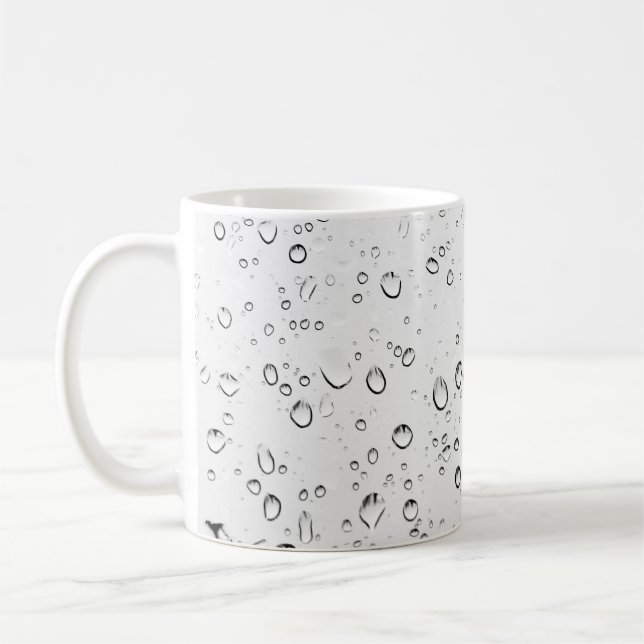 Mug La pluie goutte des gouttelettes humides pluvieuse (Gauche)