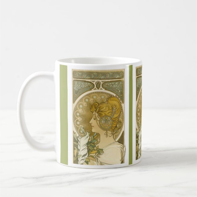 Mug La Plume d'Alphonse Mucha (Gauche)