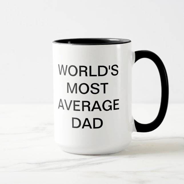 Mug La plupart de papa moyen du monde (Droite)