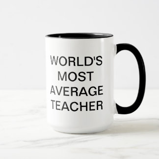 Mug La plupart de professeur moyen du monde