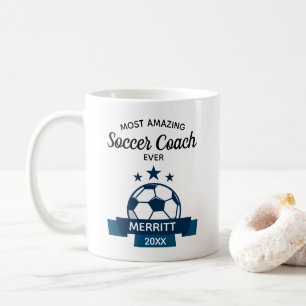 Mug La plupart du football d'entraîneur de Merci