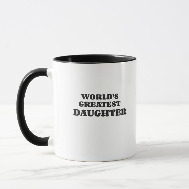 MUG LA PLUS GRANDE FILLE DU MONDE (Gauche)