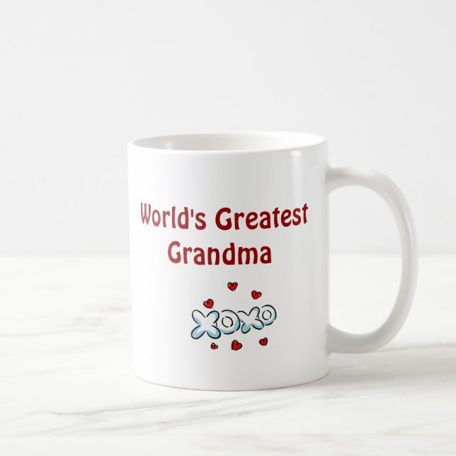 Mug La plus grande grand-maman du monde (Droite)
