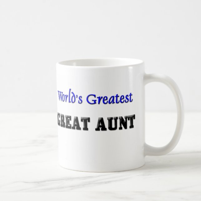 Mug La plus grande grande tante du monde (Droite)
