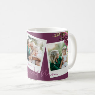 Mug la plus grande maman aquarelle florale photo