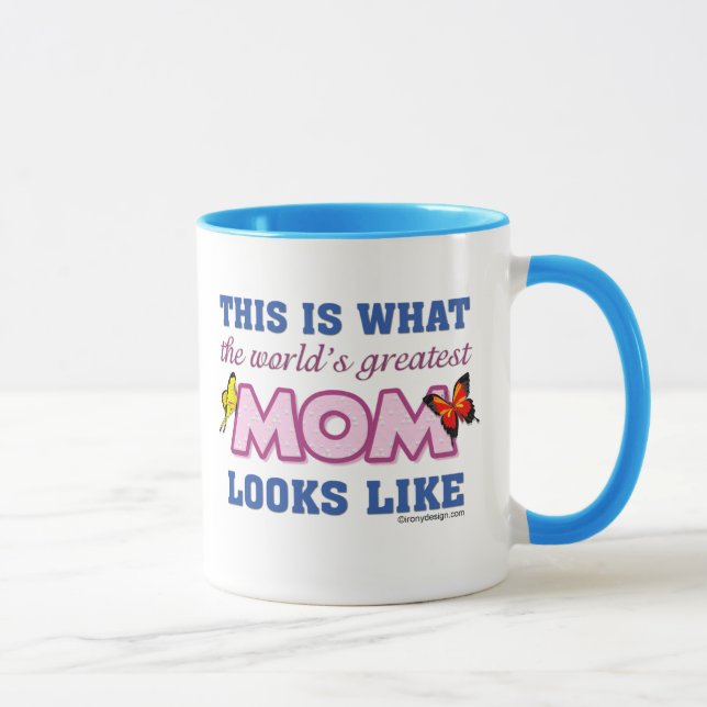 Mug La plus grande maman du monde (Droite)