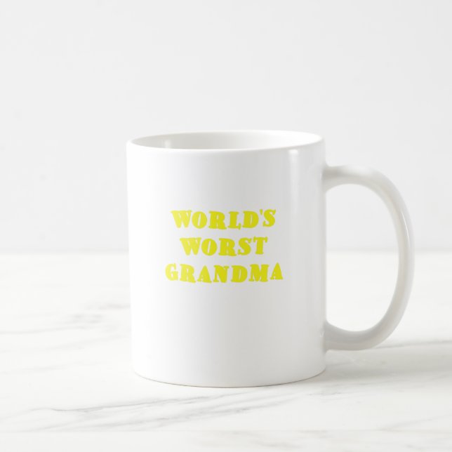 Mug La plus mauvaise grand-maman des mondes (Droite)