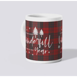 Mug La Plus Merveilleuse Période De L'Année À Carreaux
