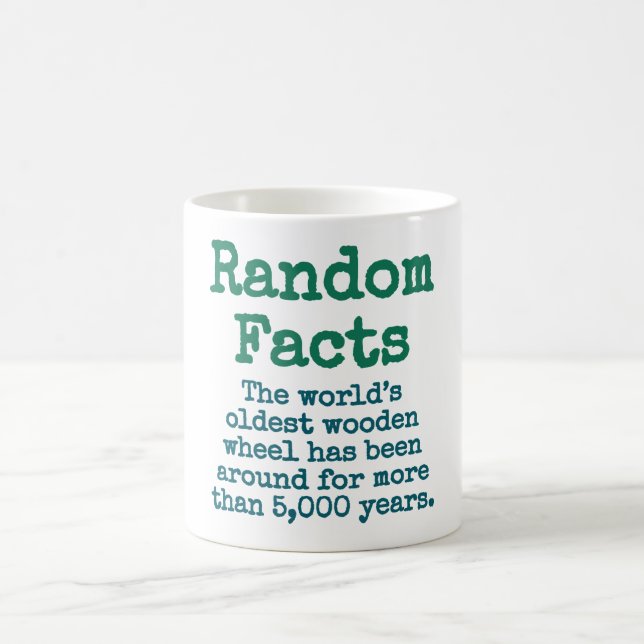 Mug La plus vieille roue en bois du monde - Trivia Fac (Centre)