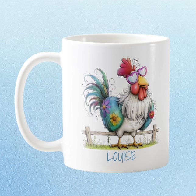 Mug La police de la mode a appelé… cette poule a répon (Créateur téléchargé)